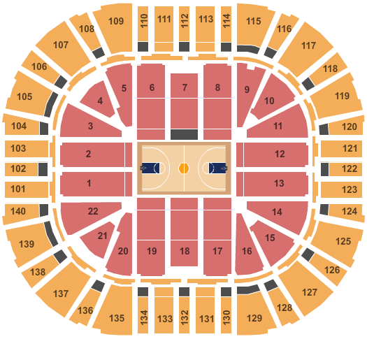 vivint smart home arena sports seating chart