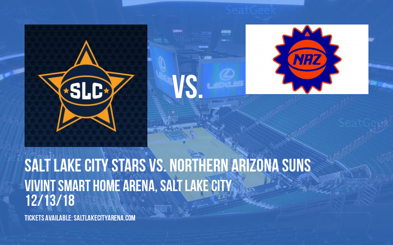 Salt Lake City Stars vs. Northern Arizona Suns at Vivint Smart Home Arena tickets Salt Lake City Stars vs. Northern Arizona Suns at Vivint Smart Home Arena