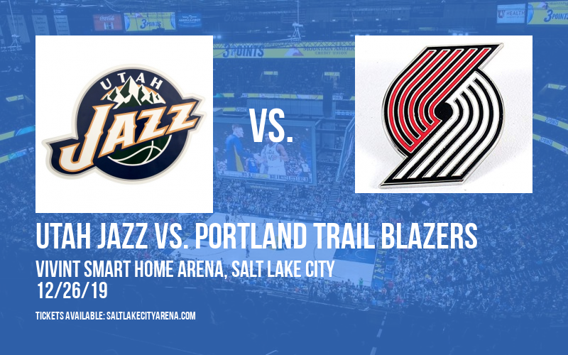 Utah Jazz vs. Portland Trail Blazers at Vivint Smart Home Arena tickets Utah Jazz vs. Portland Trail Blazers at Vivint Smart Home Arena