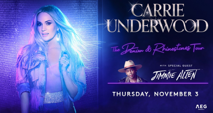 Carrie Underwood & Jimmie Allen at Vivint Arena