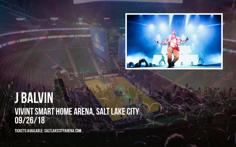 J Balvin at Vivint Smart Home Arena tickets J Balvin at Vivint Smart Home Arena