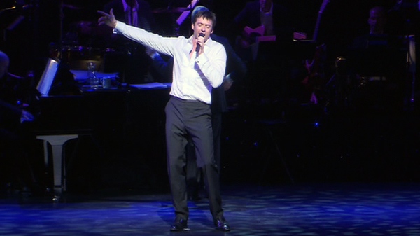 Hugh Jackman at Vivint Smart Home Arena