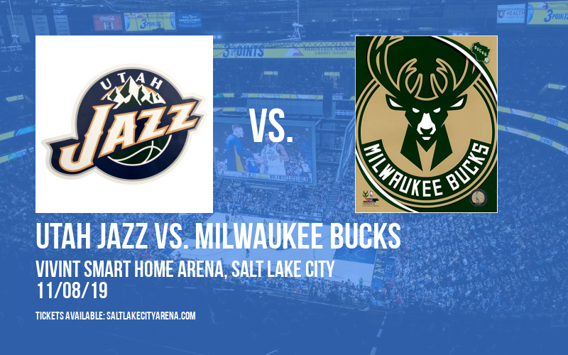 Utah Jazz vs. Milwaukee Bucks at Vivint Smart Home Arena tickets Utah Jazz vs. Milwaukee Bucks at Vivint Smart Home Arena
