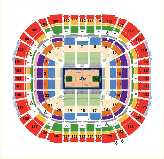 2020 Utah Jazz Season Tickets (Includes Tickets To All Regular Season Home Games) at Vivint Smart Home Arena