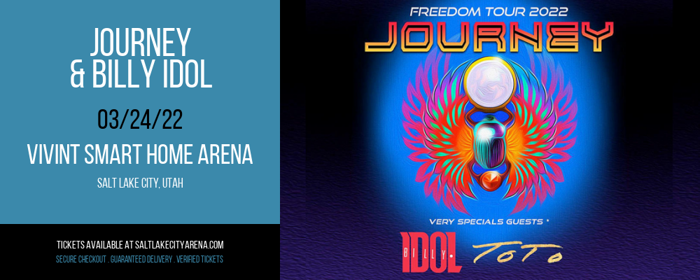 Journey & Billy Idol at Vivint Smart Home Arena