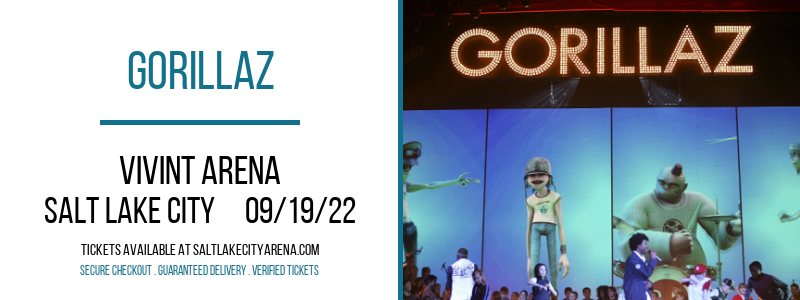 Gorillaz at Vivint Arena