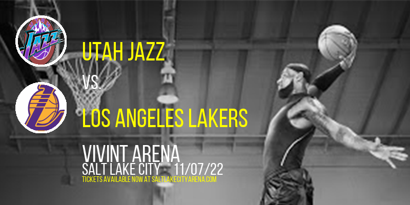 Utah Jazz vs. Los Angeles Lakers at Vivint Arena