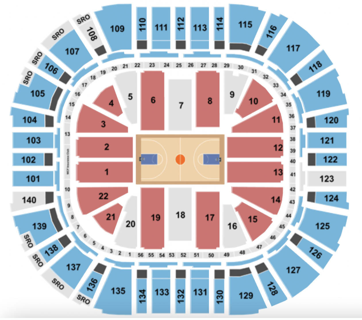 Delta Center Seating Chart