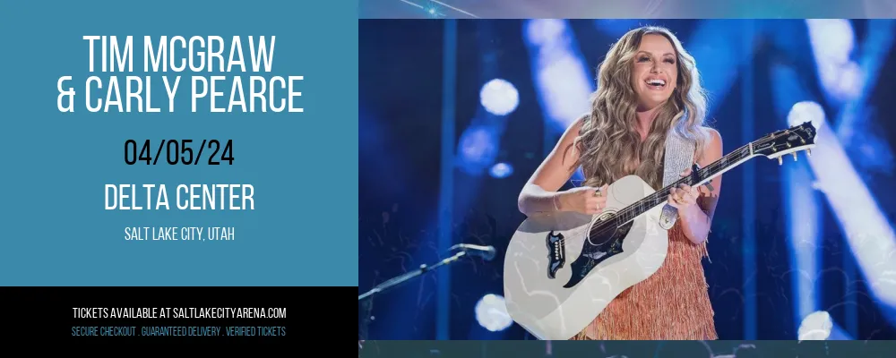 Tim McGraw & Carly Pearce at Delta Center