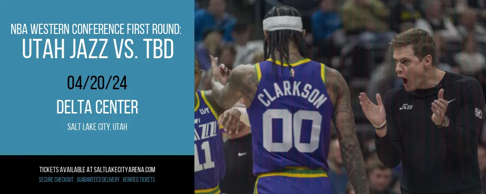 NBA Western Conference First Round at Delta Center