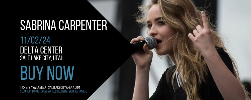 Sabrina Carpenter at Delta Center