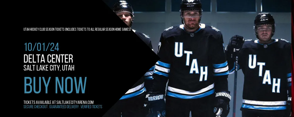 Utah Hockey Club Season Tickets (Includes Tickets To All Regular Season Home Games) at Delta Center